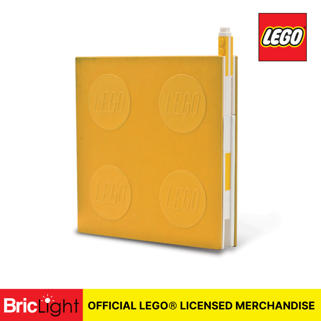

LEGO 52441 Locking Notebook with Gel Pen - Yellow