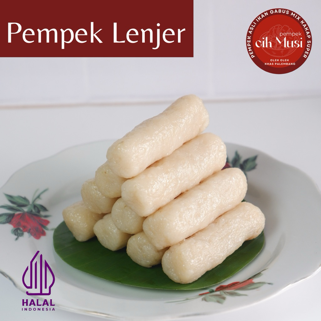

Pempek lenjer kecil Kakap Super Asli Palembang – 42 pcs + Cuko 250 ml