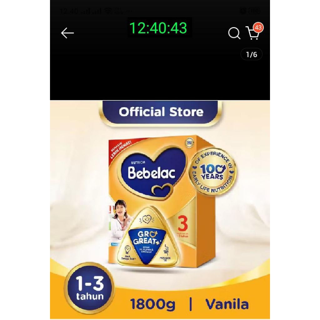 

bebelac 3 rasa vanila netto 1.800 gram expaed 2026