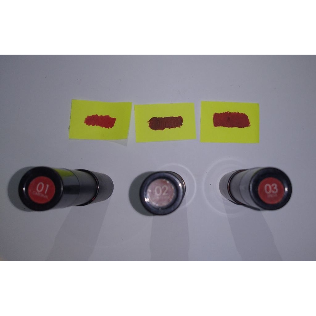 focallure lipstik shade 01,02,03