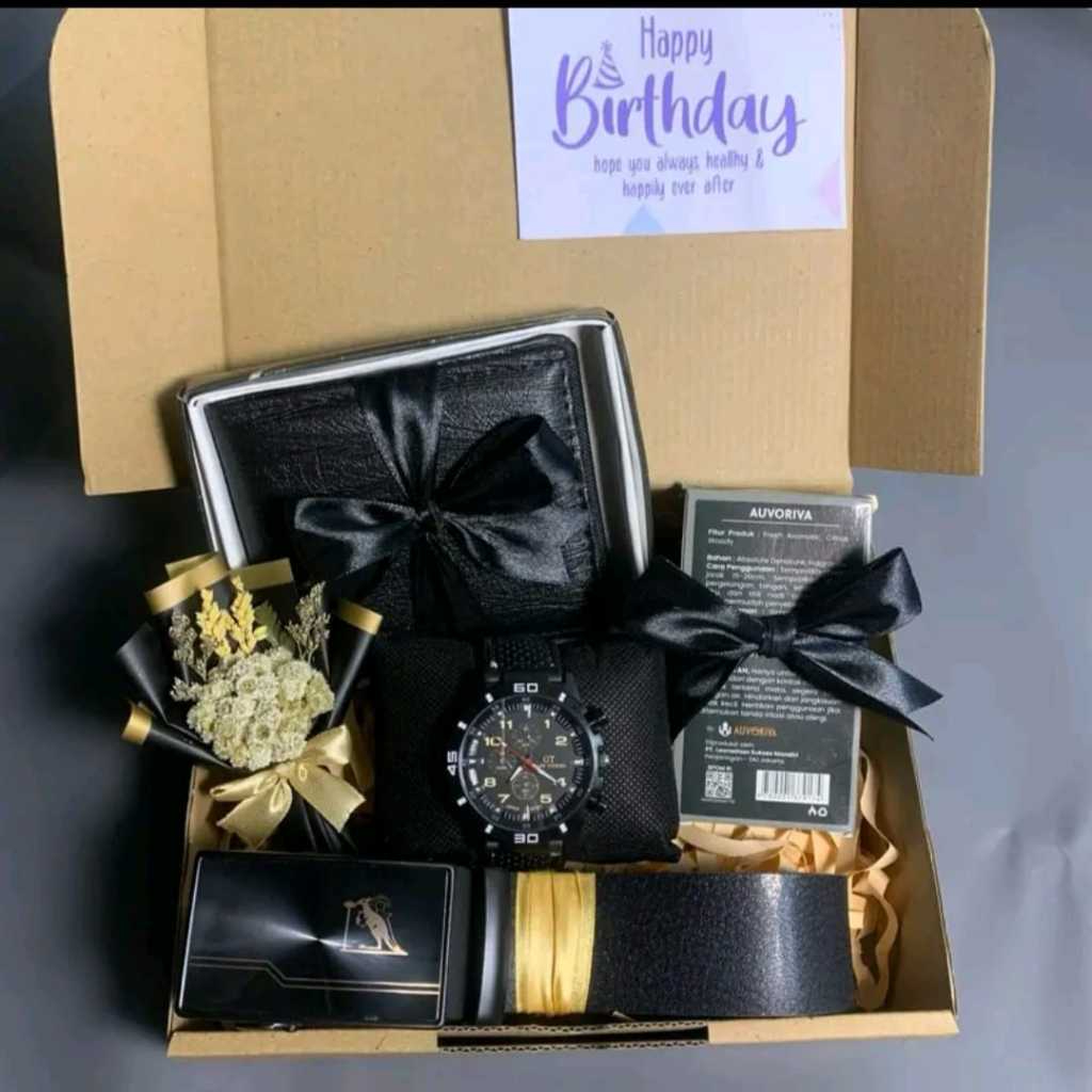 HAMPERS COWOK MURAH | GIFT BOX COWOK | KADO ULANG TAHUN | HAMPERS ULANG TAHUN | KADO COWOK JAM TANGA