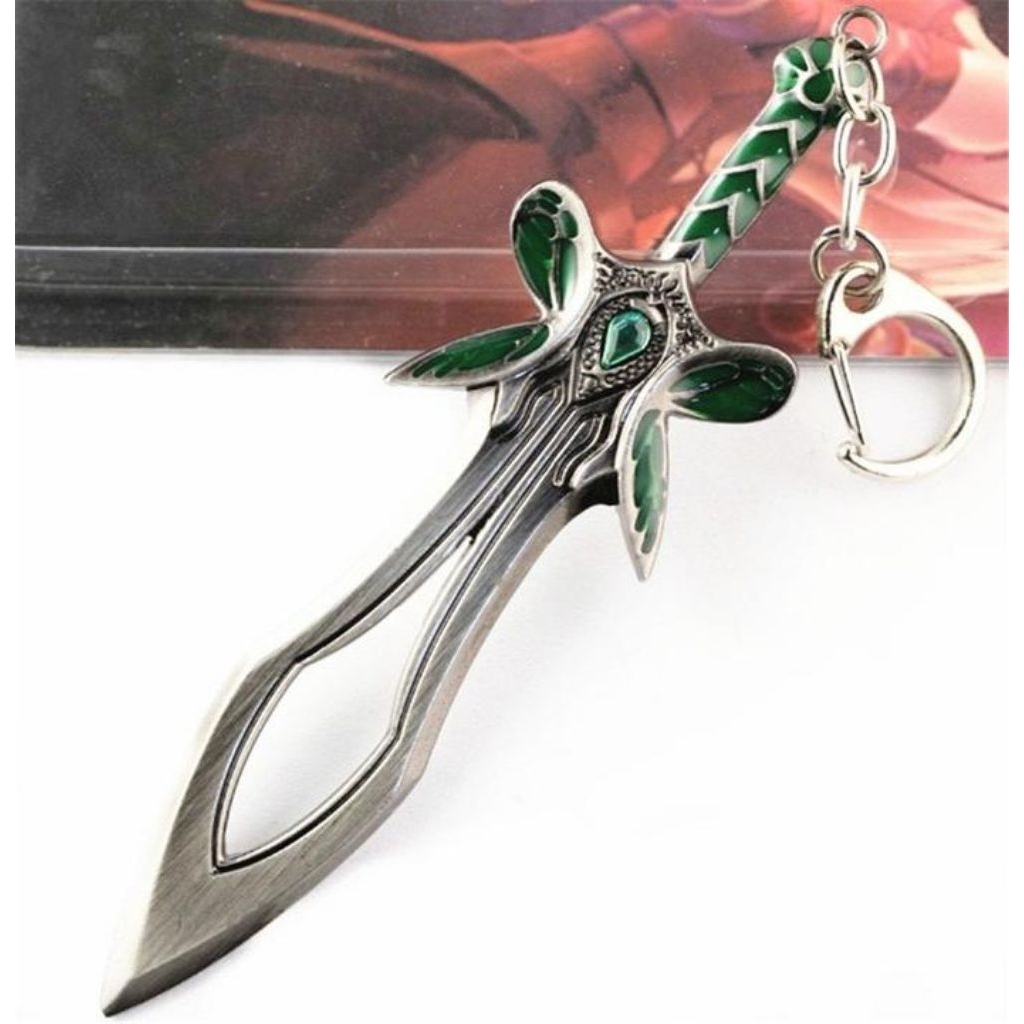 Keychain Gantungan Kunci DOTA 2 Item Butterfly Sword