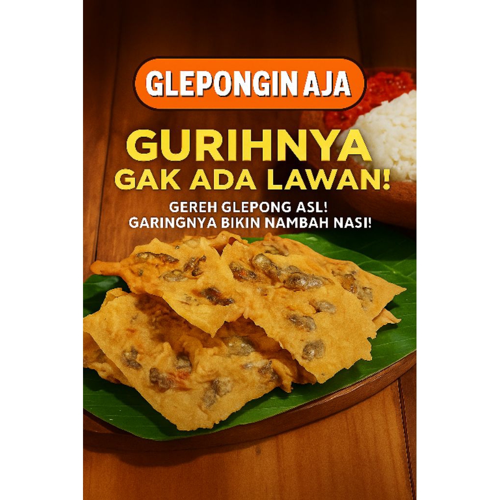 

peyek.gereh.gereh.glepong.gurih.dan.renyak.~BESTSELLER~harga.perbiji.