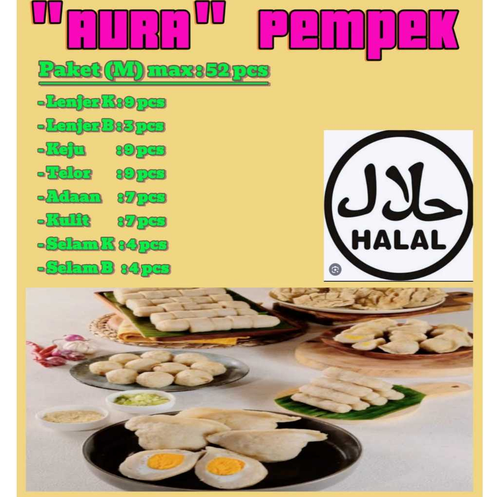 

AURA pempek asli ikan tenggiri paket MMAX