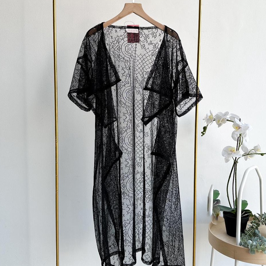 Emikoawa  Outer Lace Brukat Brokat Wanita Kondangan Luaran Blazer Atasan Wanita Pesta