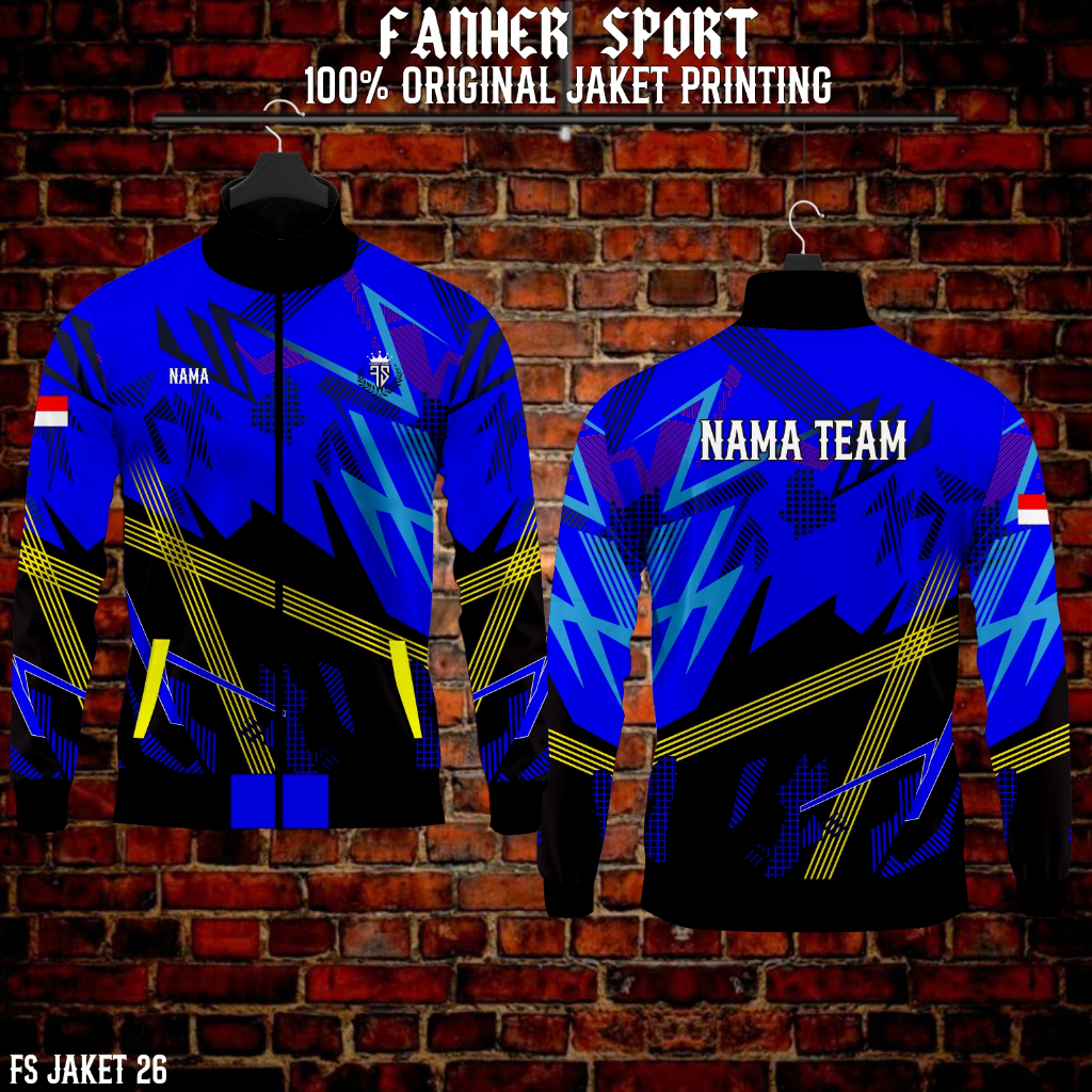 jacket sweater tracktop custom voli volley volleyball pria wanita // jacket sweater tracktop custom 