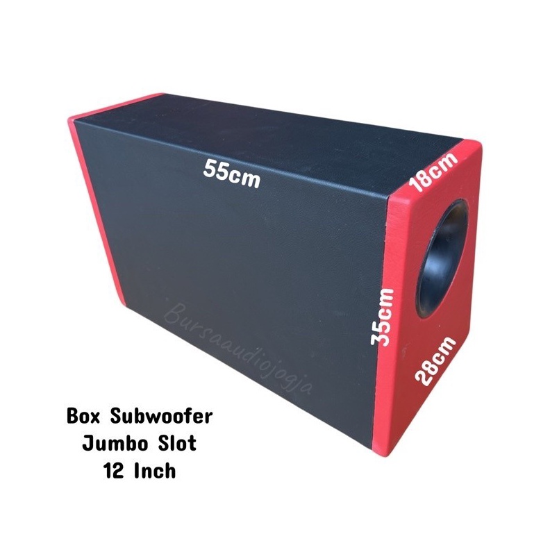 Box Subwoofer Ported box speaker Slot 12 Inch ada sekat ANTI GEMBOS KODE R5C7