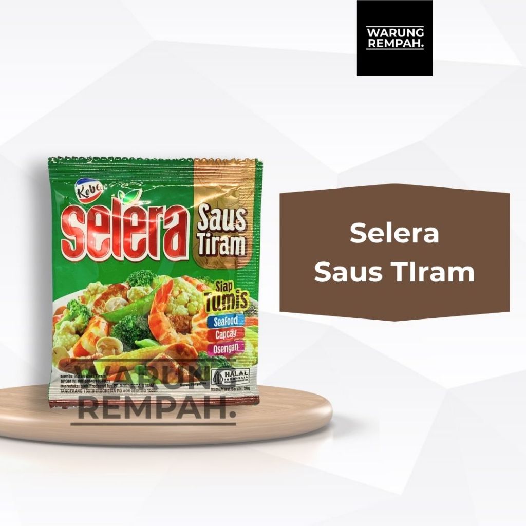 

Kobe Selera Saus Tiram 1 Sachet Ecer Siap Tumis Seafood, Capcay, Osengan