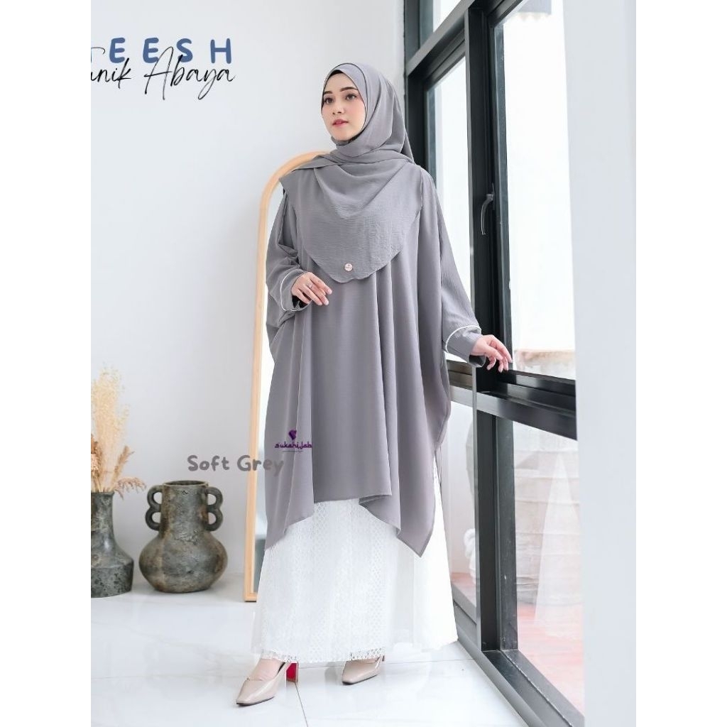 SINARI INSANI - Sheesh Tunik Abaya Atasan Wanita Terbaru Jumbo Kekinian Busui Kaftan Blouse...