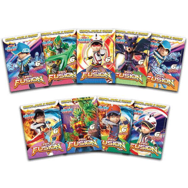 Boboiboy Monsta Galaxy Card Pek Fusion / Kartu Boboiboy TCG / TCG Monsta Galaxy Card pek fusion Game