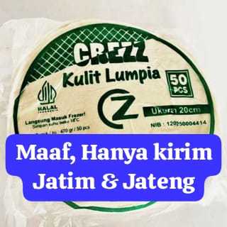 

Kulit Lumpia Frozen Isi 50 Lembar – Anti Sobek & Lentur – Siap Goreng