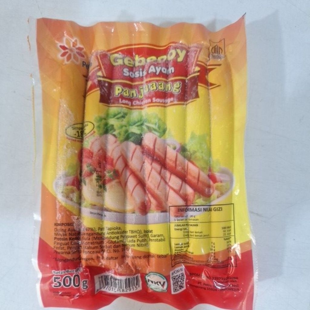 

GEBOOOY SOSIS AYAM LONG 15s 500gr