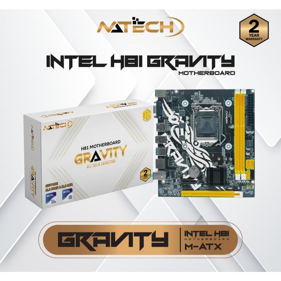 MOTHERBOARD NATECH H81 GRAVITY LGA 1150 M.2 NVME & M.2 SATA
