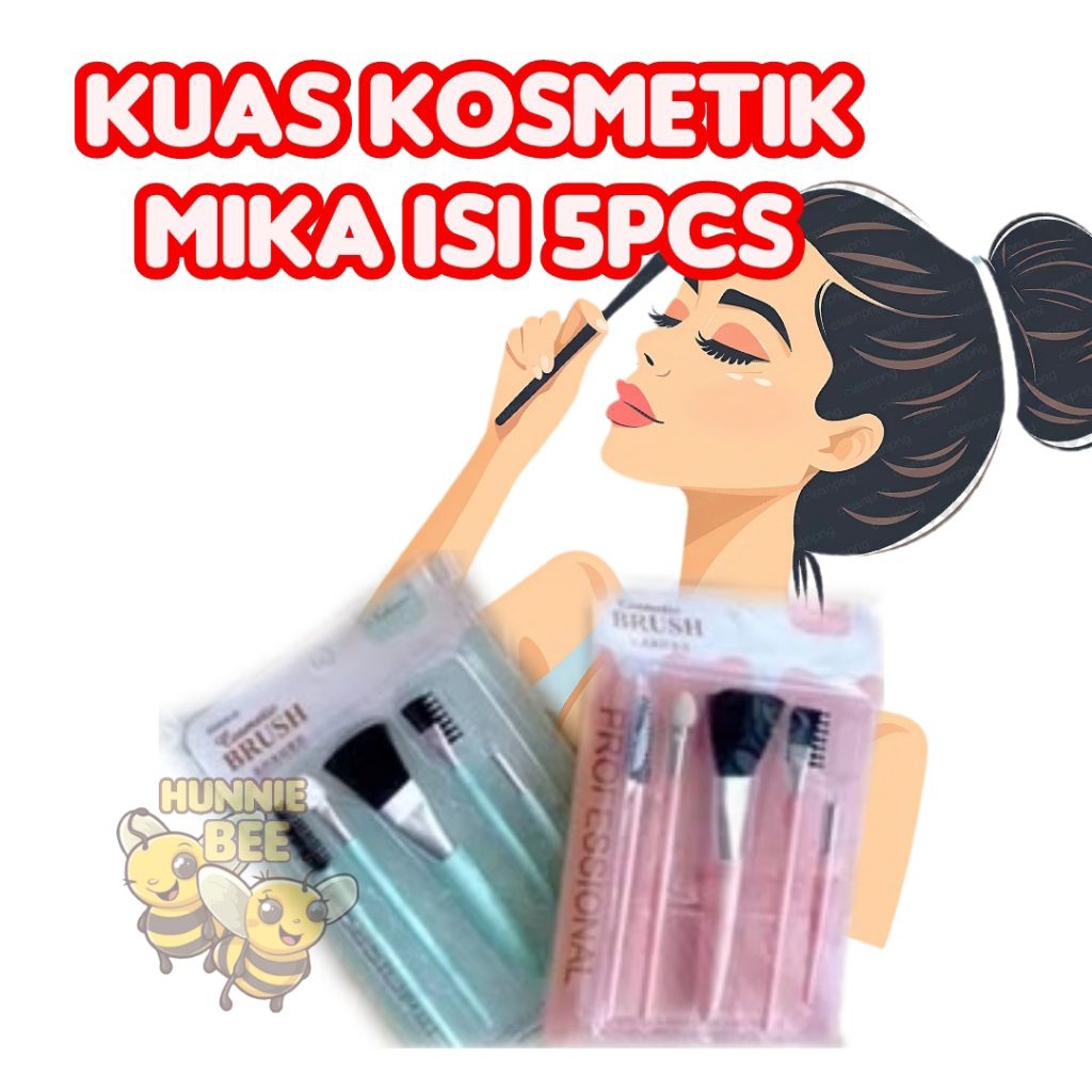 

Kuas Kosmetik mika isi 5pcs