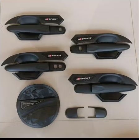 paket outer handle tank cover mobil ruah terios tulisan gr sport 2018-2025 hitam