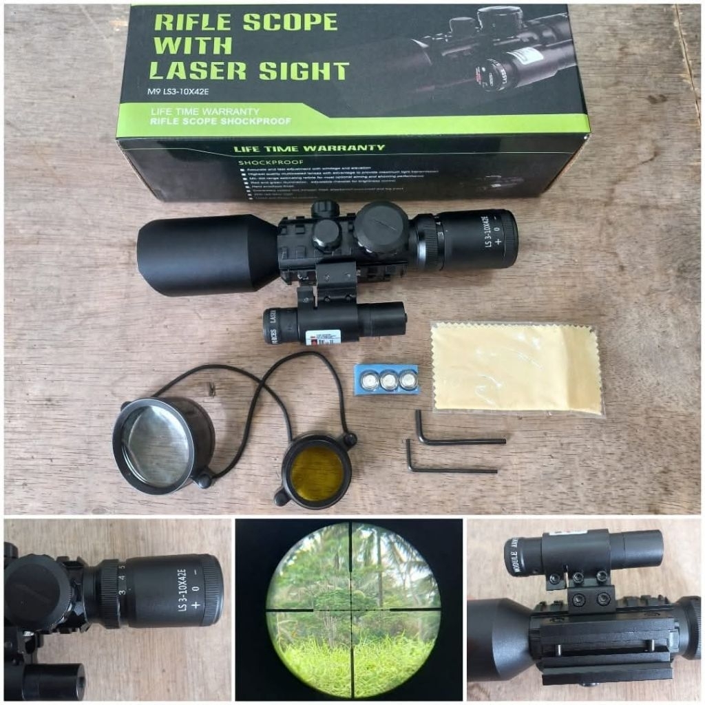 Teleskop + Laser M9 LS3-10×42E