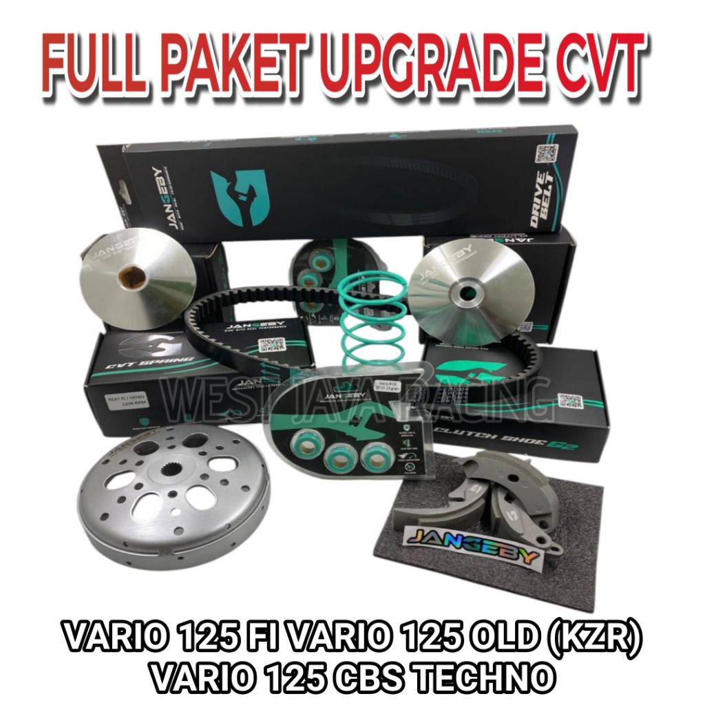 JANGEBY FULL UPGRADE VARIO 125 FI OLD KZR VARIO 125 CBS TECHNO KIRIAN CVT VARIO 125 KZR