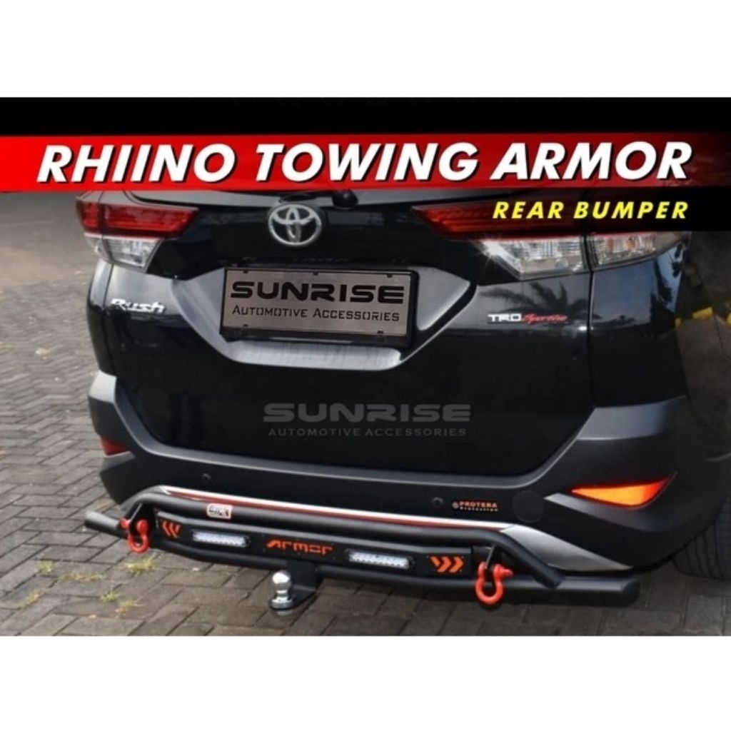 Bemper Rhino Towing Armor Toyota Rush / Daihatsu Terios 2018-2022