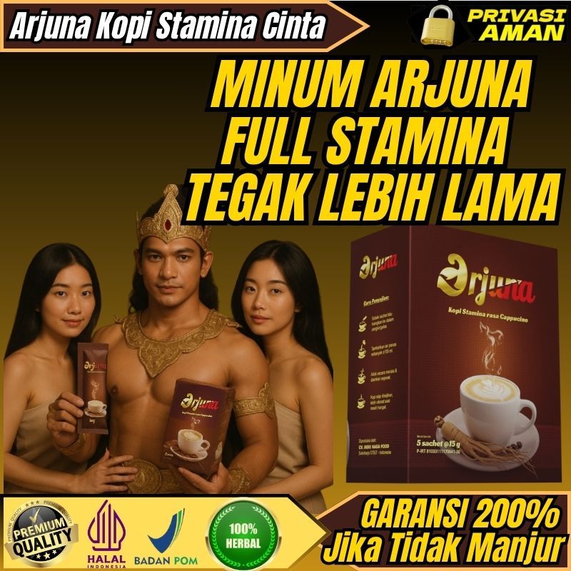 

kopi arjuna kopi stamina tahan lama herbal alami bpom ekstra akar maca pasak bumi bpom halal