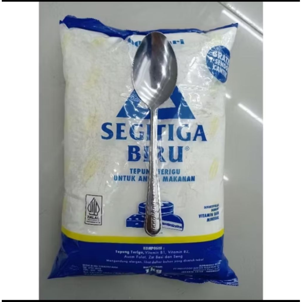 

Terigu Segitiga Biru Ekonomis 1kg Kemasan | Terigu Segitiga Biru 1kg | Tepung Terigu