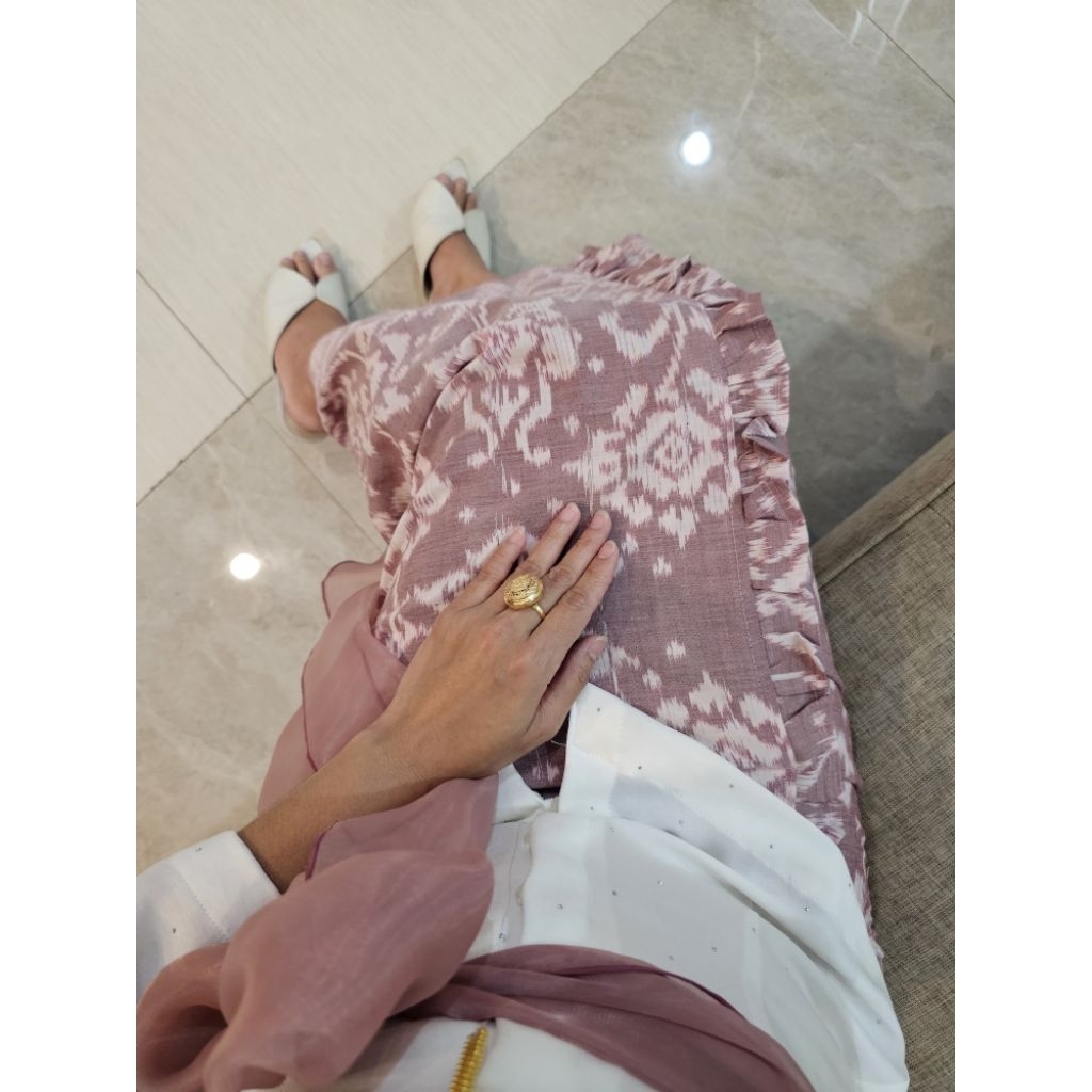 Sinarbintangbutik - Kamen Jadi Endek Dusty Pink