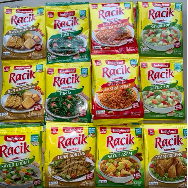 

Bumbu Racik Indofood Lengkap - Masak Praktis & Lezat Hanya Rp 2.000! | Tahu, Sayur, Ayam, Nasi Goreng dll