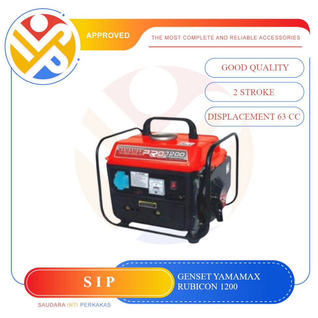 Generator Yamamax Pro 1200 2 Tak Rubicon Genset 1200 750 Watt Bensin