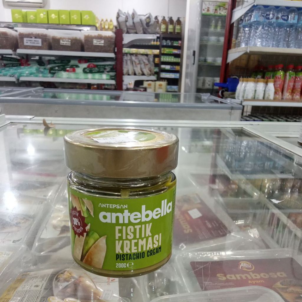 

ANTEBELLA FISTIK KREMASI PISTACHIO CREAM 30% BERAT BERSIH 200GR