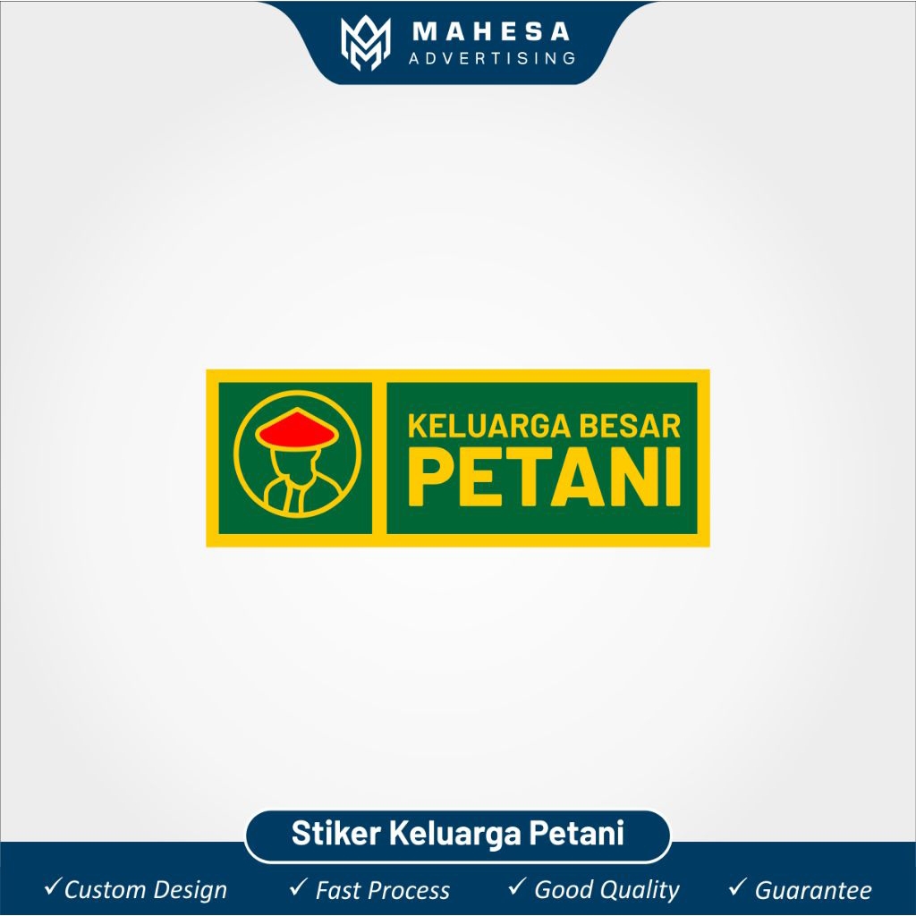 

Stiker Keluarga Besar Petani – Desain Unik, Bahan Tahan Lama