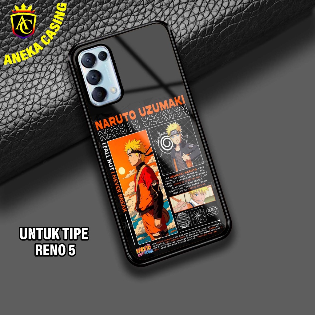 Case  OPPO RENO 5 Hardcase Glossy casing Hp OPPO RENO 5 Terbaru [Motif - MOTIF 35] - Aneka Case Meng