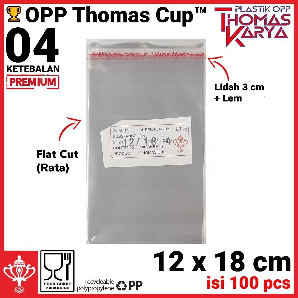 12x18 CM Plastik OPP TEBAL | Plastik OPP Seal | Plastik Kaca | Plastik OPP Lem