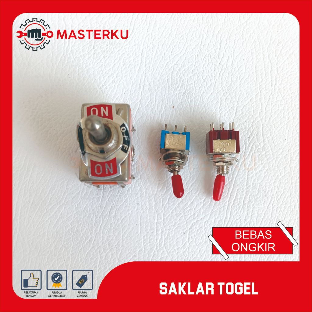 SAKLAR TOGEL 3 PIN & 6 PIN KECIL/SAKLAR TOGEL 3 KAKI