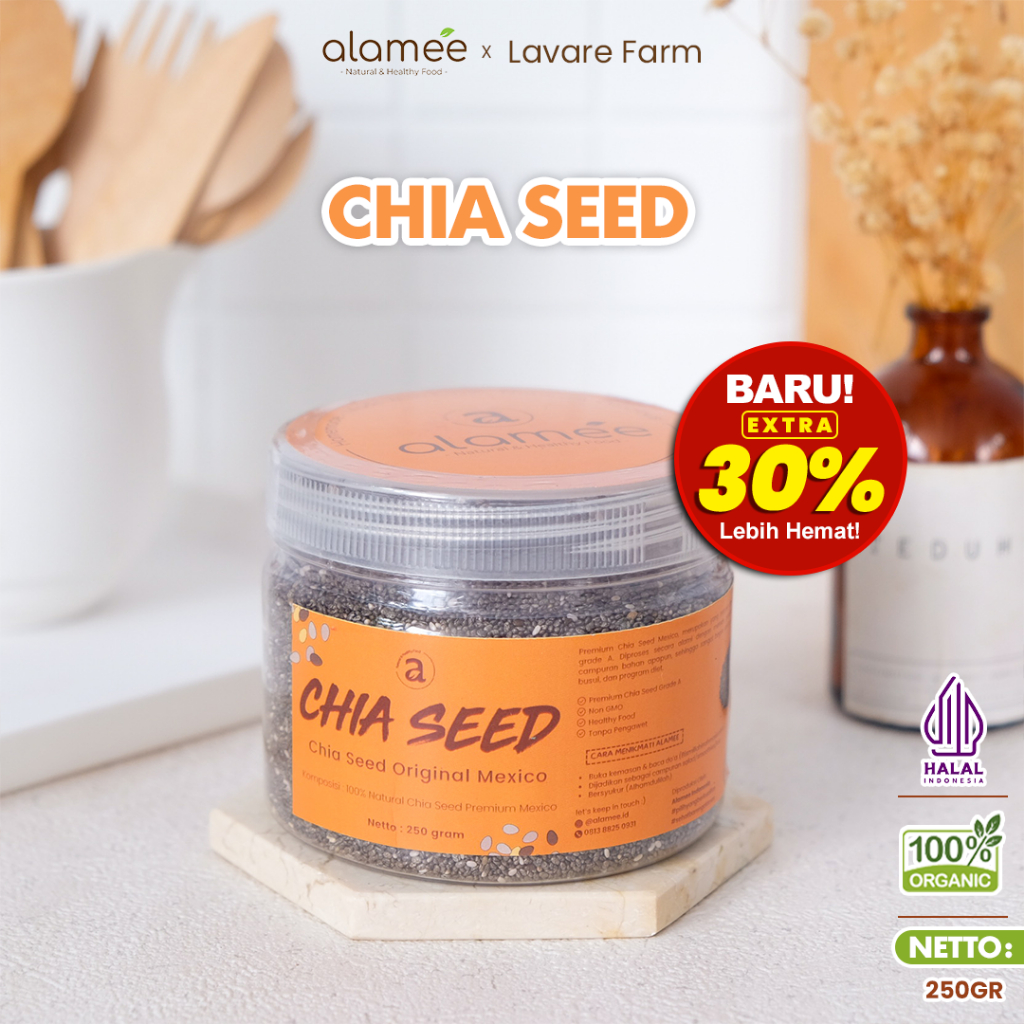 

Chia Seed untuk Diet Premium Organik Biji Chiaseed 250gr Black Seeds Organic Super Food buma organik