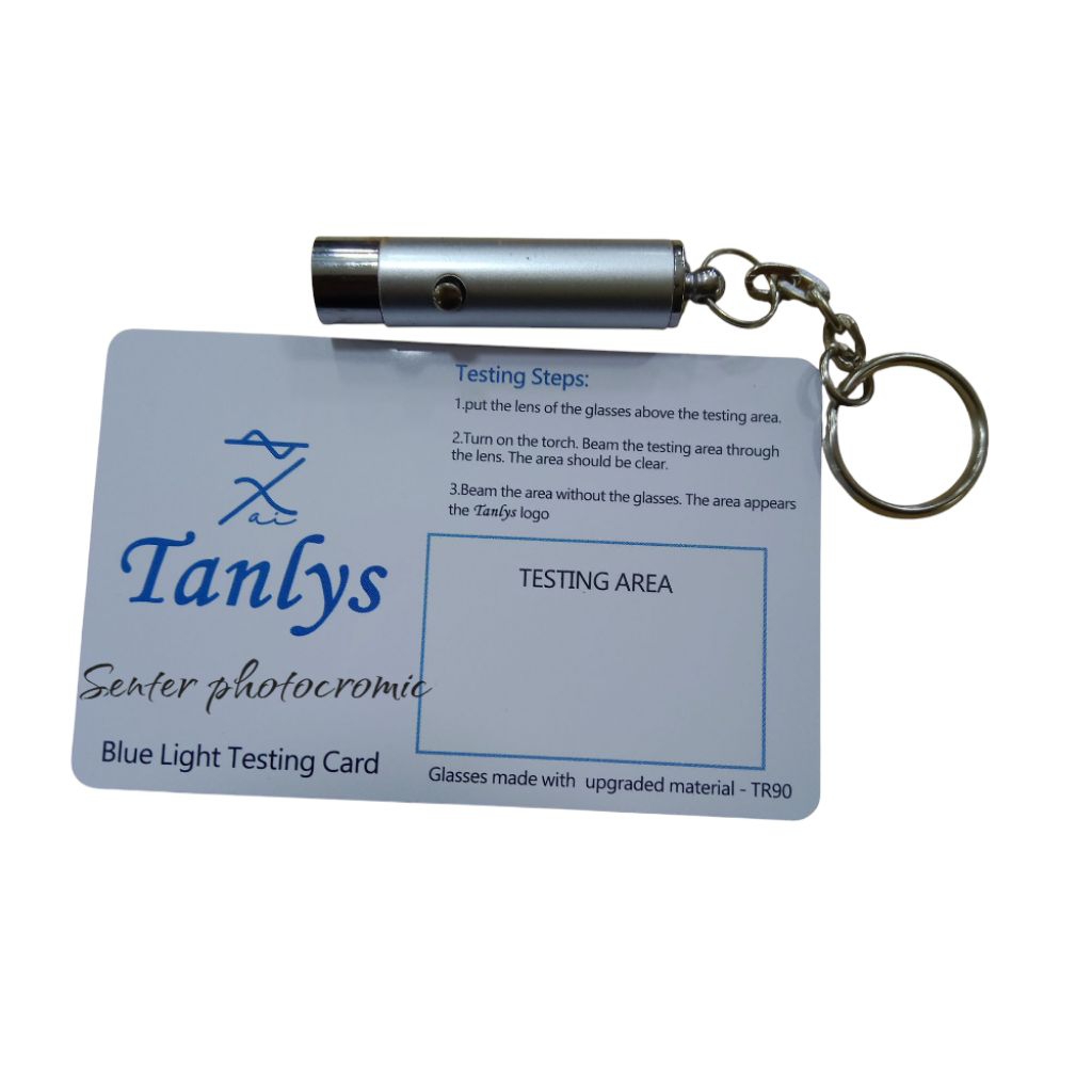 senter photocromic senter kacamata untuk test perubahan warna lensa