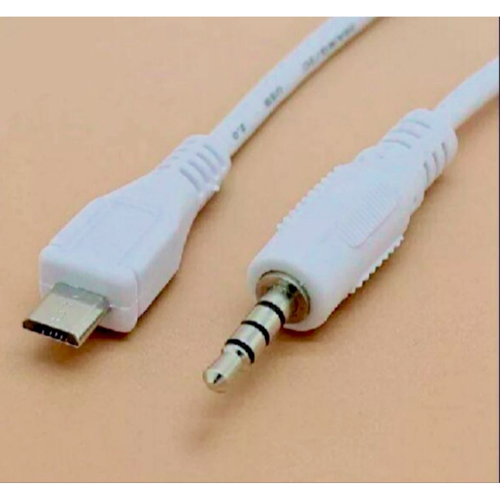 kabel soundcard Aux micro  hp android smartphone komputer