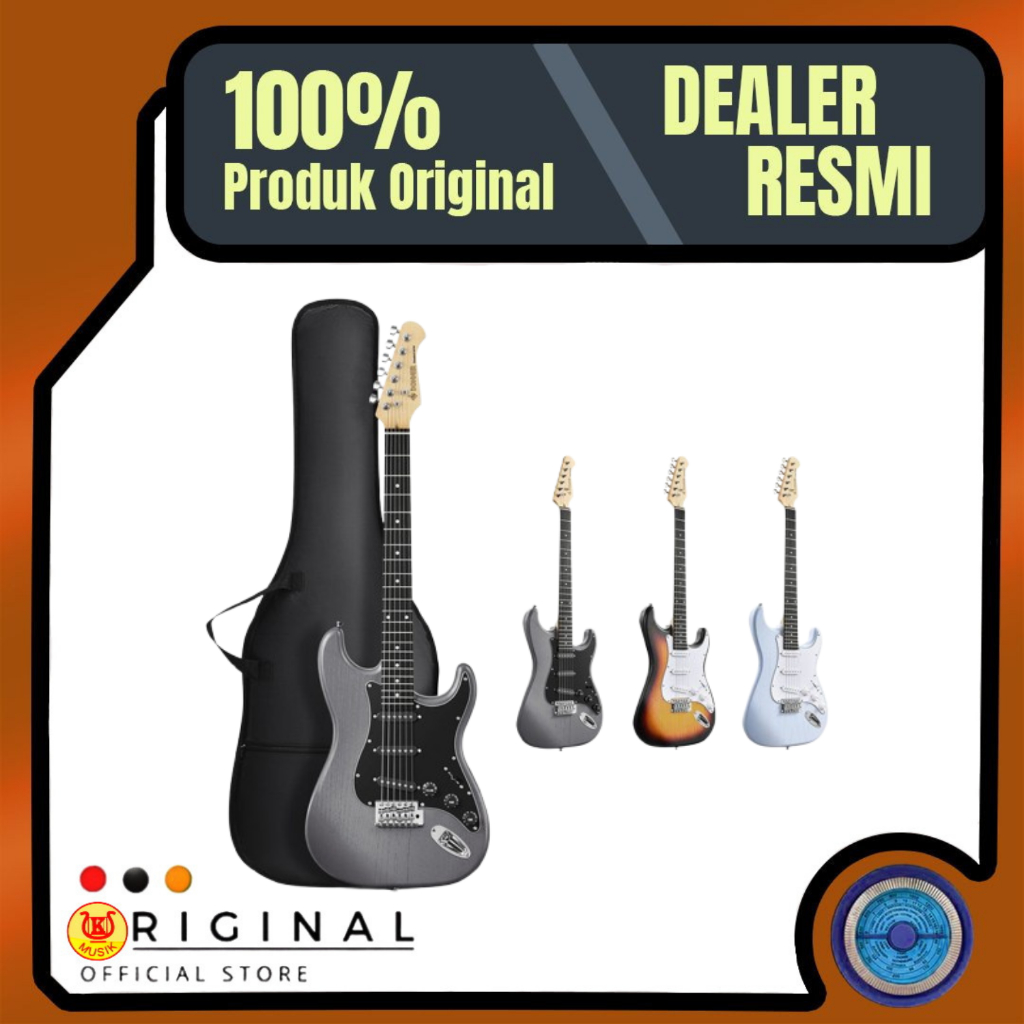 Donner DST80 / Donner DST 80 Classic SSS Pickup Electric Guitar Complete