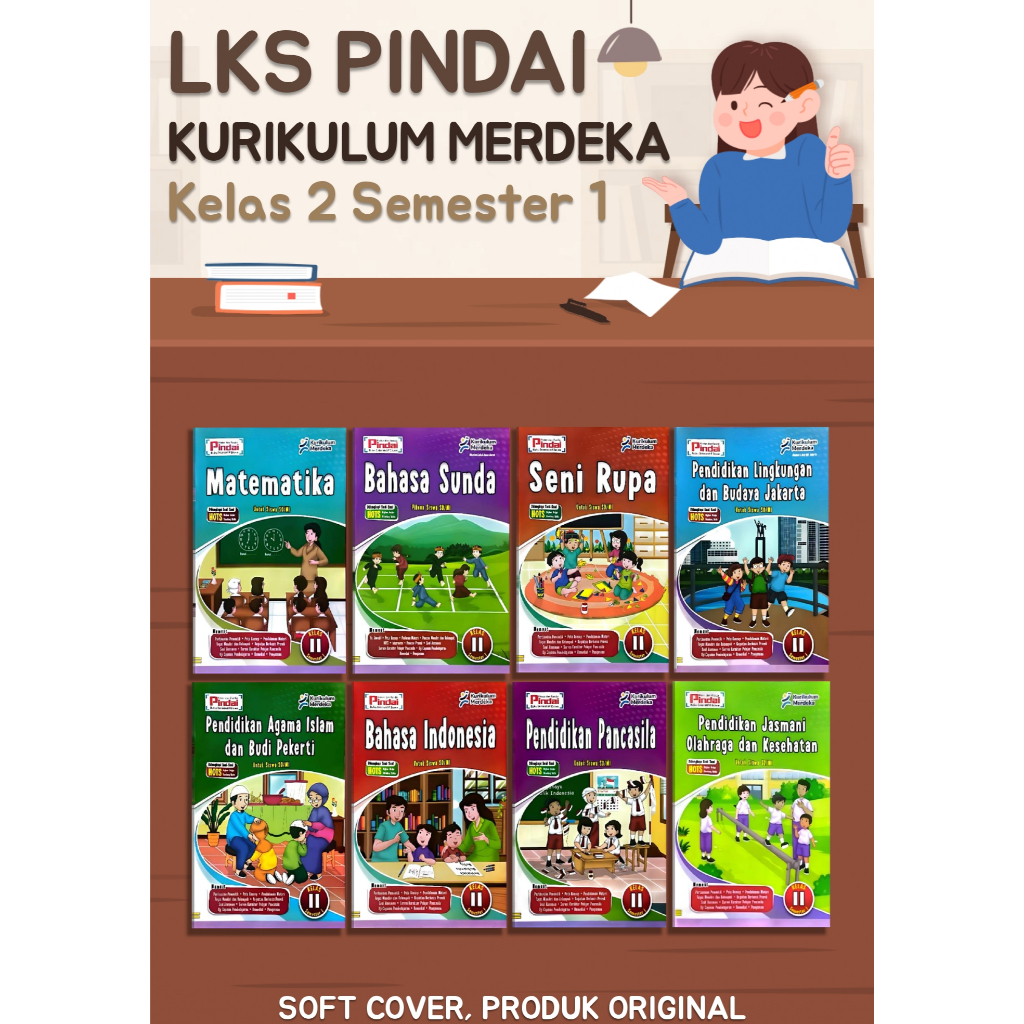 LKS PINDAI Kelas 2 Semester 1 Kurikulum Merdeka (Arya Duta)