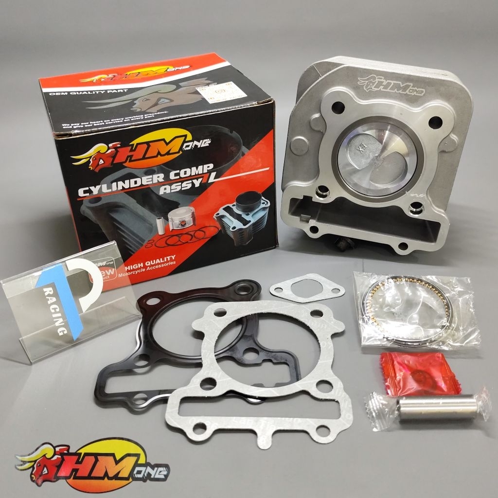 Blok Seher HM1 Boring Bore Up Mio J GT Fino FI Xride Soul Gt 115 Racing Piston Ring Cylinder Set Ori