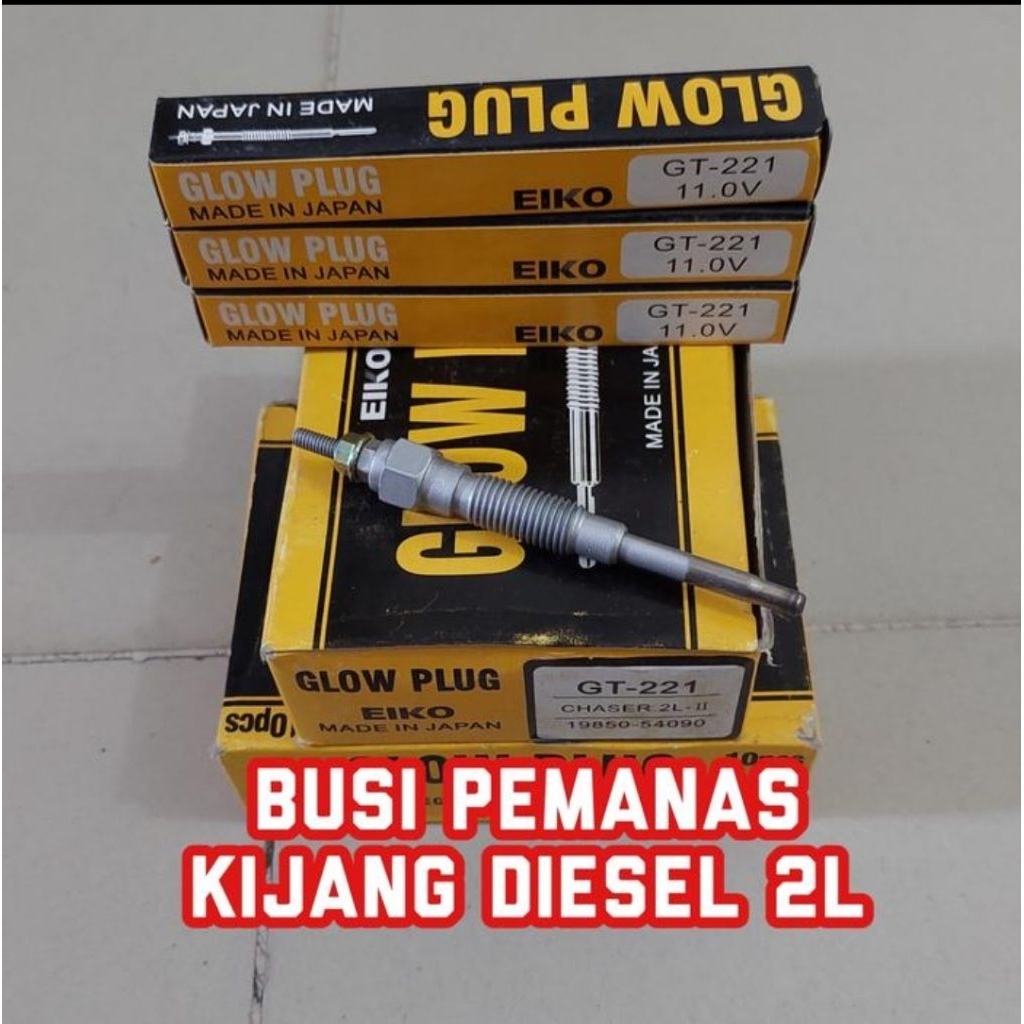 busi bakar kijang diesel 2L glow plug kijang 7k diesel 2L busi pemanas kijang diesel 7k diesel 2L