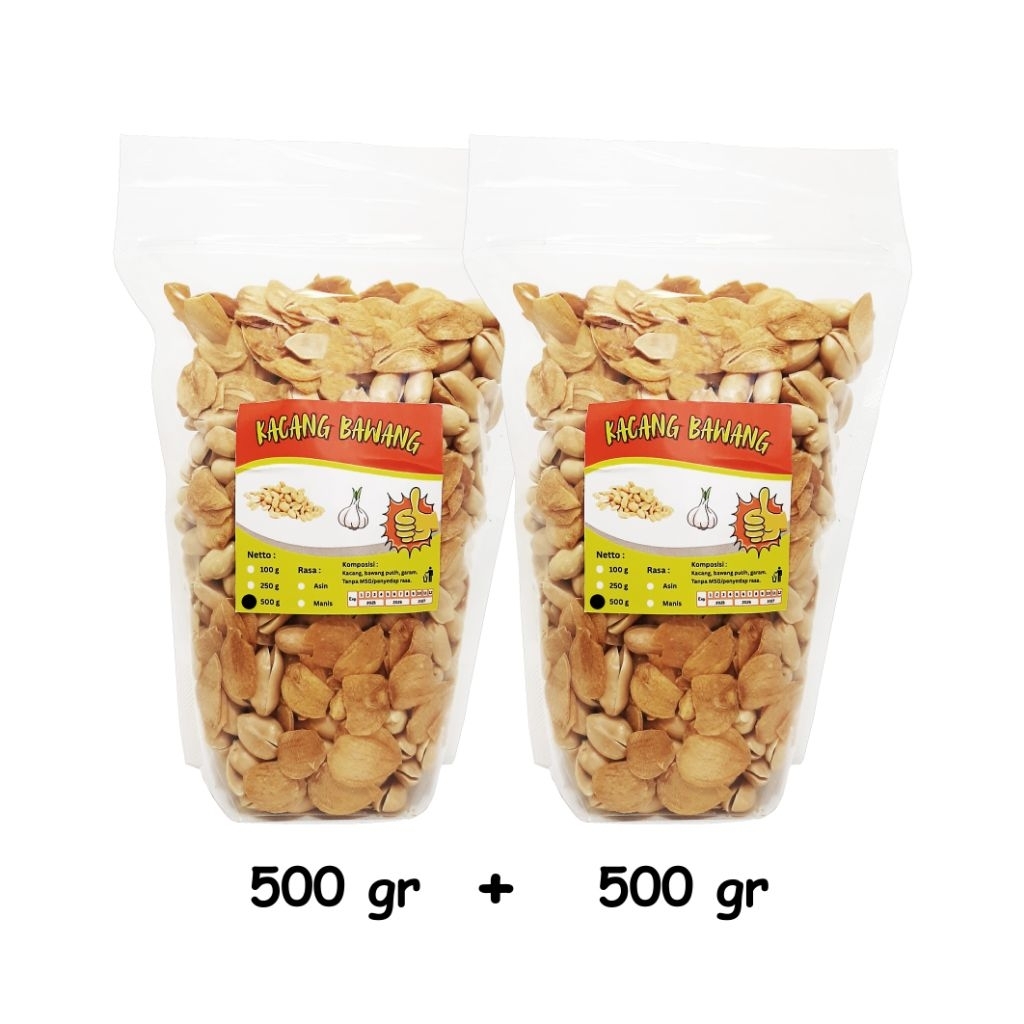 

Kacang Bawang Camilan Snack 1 kg