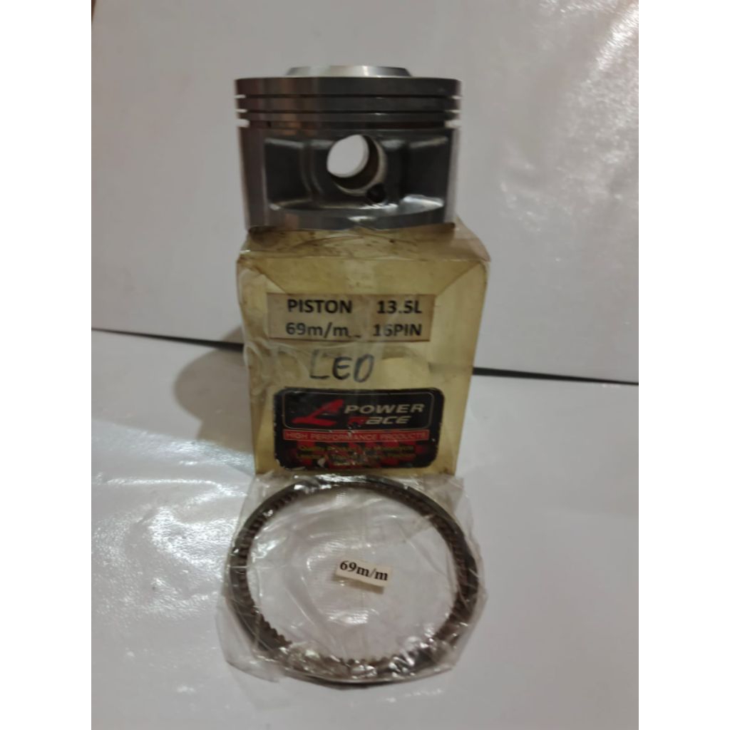 PISTON + RING LHK 69 PEN 16 TYPE CASTING  ( piston + ring ) LHK 69 PIN 16