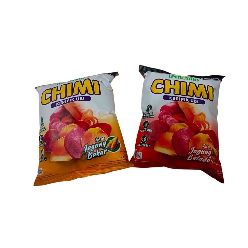 

Snack lemonilo chimi keripik ubi 36grVariab - jagung balado - jagung bakar
