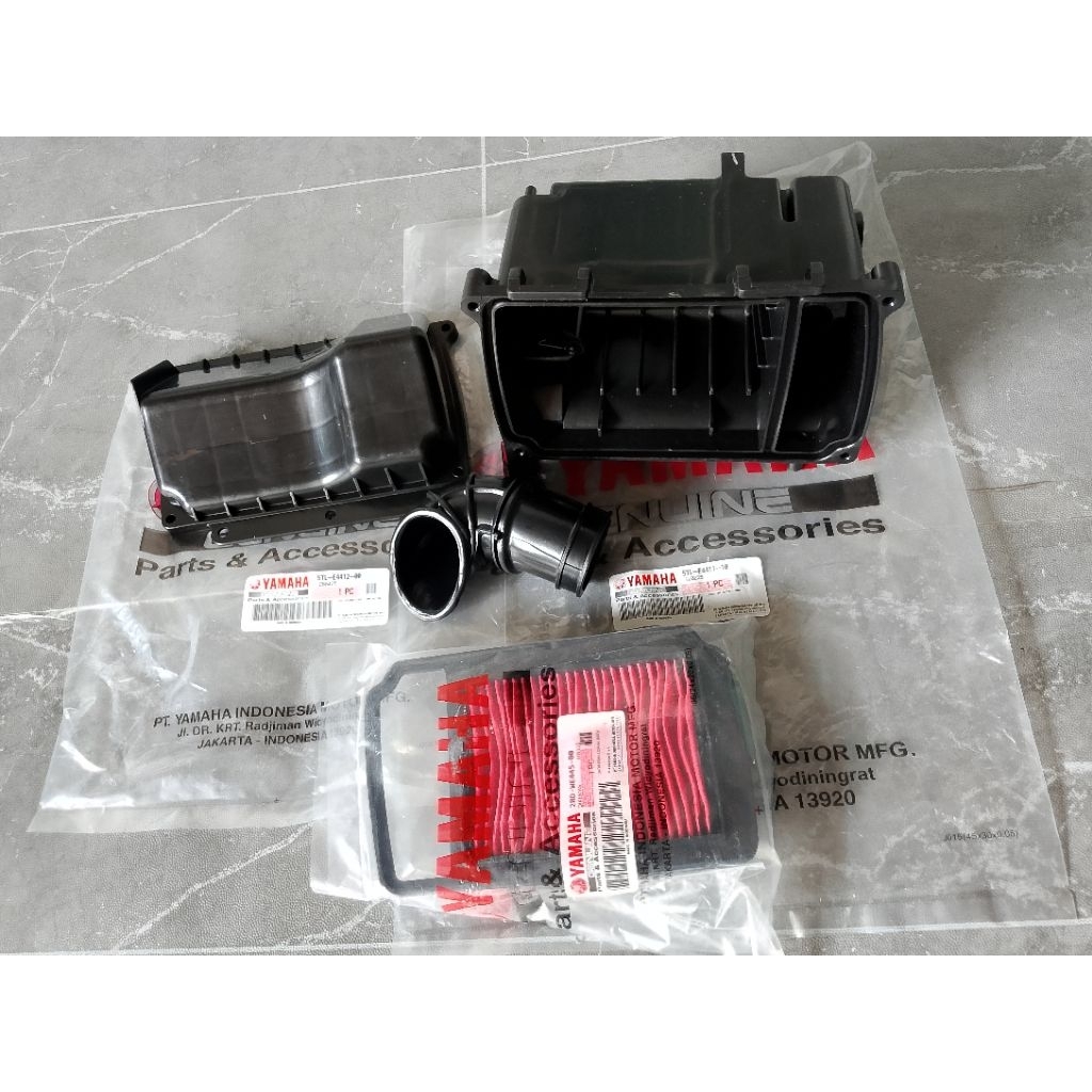 1 set Assy tutup dan box filter Mio sporty smile original 5TL