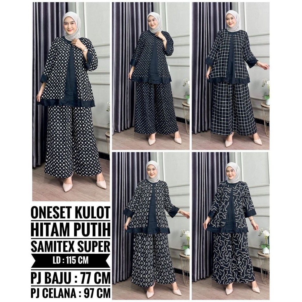 oneset kulot jumbo hitam series