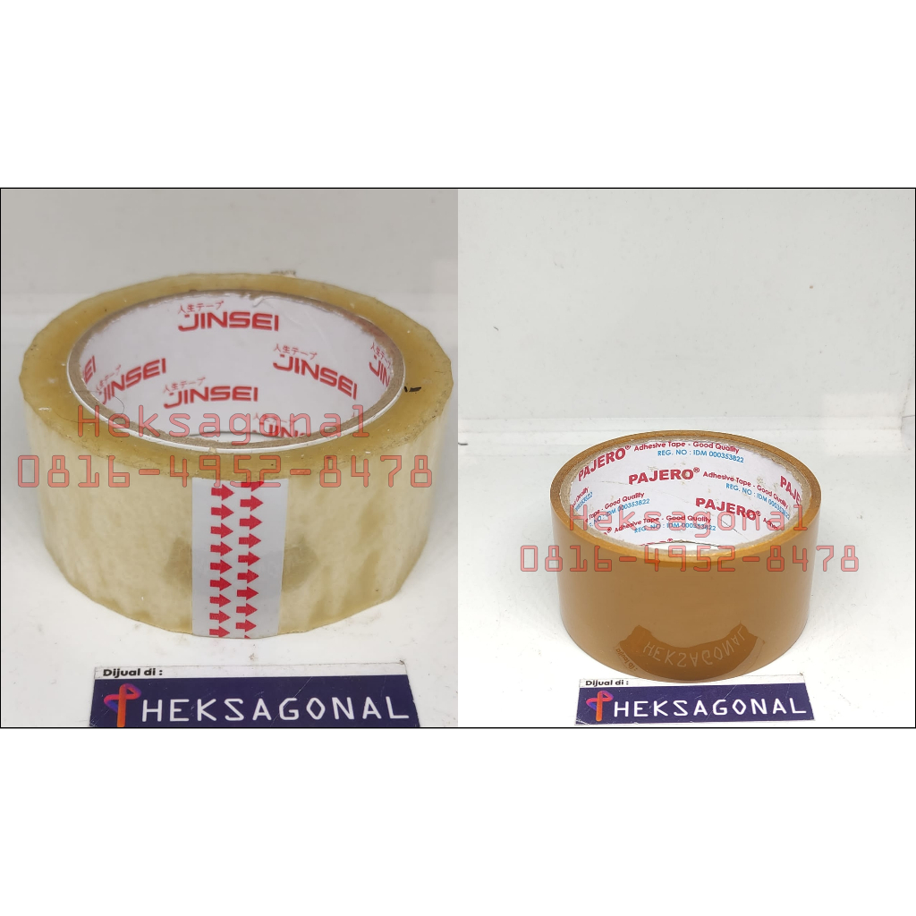 

Lakban Bening atau Coklat 45 Mm X 40 Yard BPN