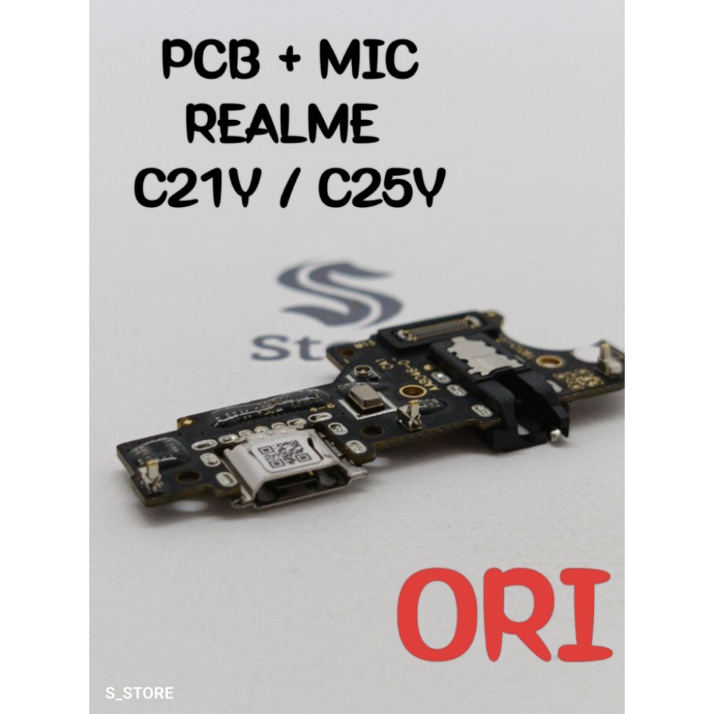 CONNECTOR CHARGER REALME C21Y / C25Y ORI PAPAN KONEKTOR CAS PCB BOARD CHARGER FLEXIBLE CAS REALME C2