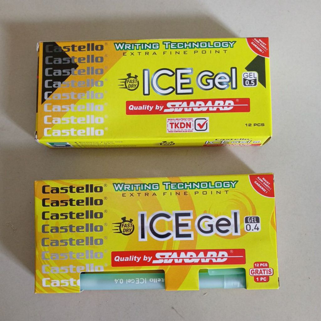 

Pulpen ICE GEL Standard Hitam 12 pcs