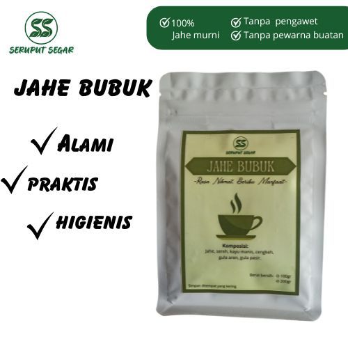 

JAHE BUBUK MURNI 100g ASLI SERUPUT SEGAR ok