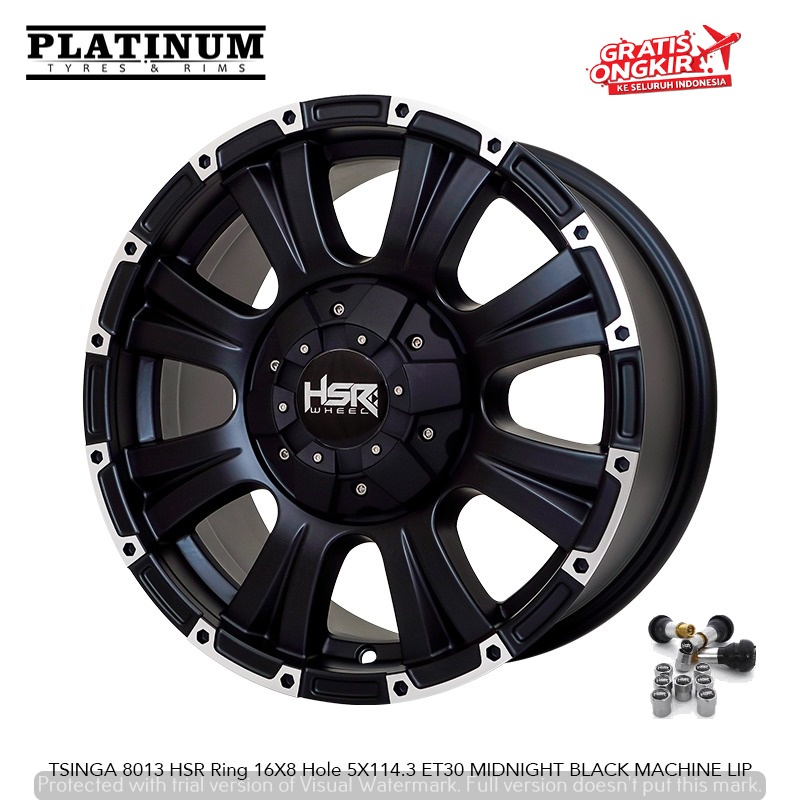 VELG HSR TSINGA RING 16 COCOK UNTUK INNOVA LEXUS HRV TERIOS RUSH DLL