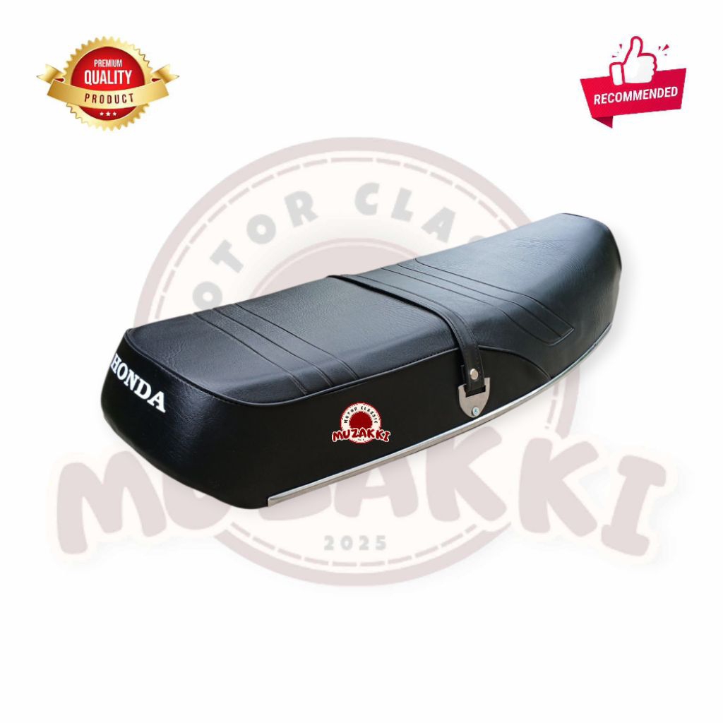 Jok Motor Astrea Grand Model Standart Sabuk Spon Empuk Variasi lis Krom